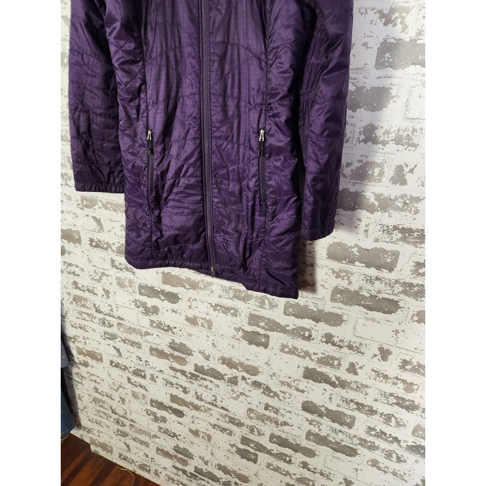 Columbia Omni Heat Insulated Hooded Parka Jacket Purple Women's XS Lightweight - Picture 7 of 16